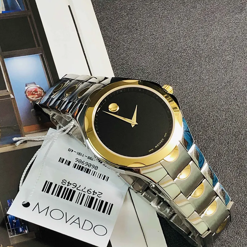 Movado Luno Sport Black Dial Premium Men's Watch- 0606906
